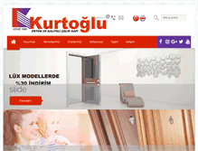 Tablet Screenshot of kurtoglucelikkapi.com